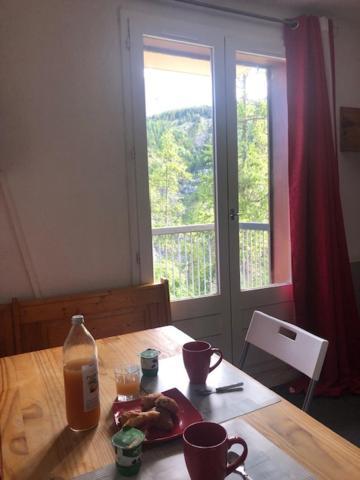 joli studio montagne Allos Extérieur photo